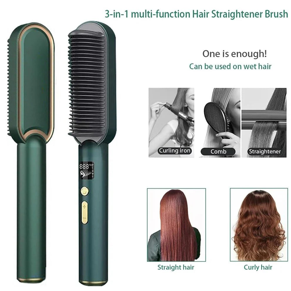 SUPERSQUAD Hair Straightener Brush