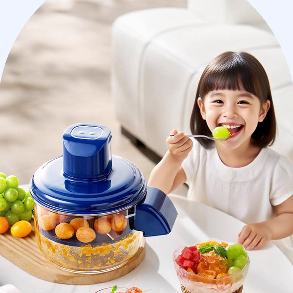Electric Grape, Garlic & Cherry Tomato Peeler | Rechargeable Hands-Free Skin Remover for Small Fruits & Veggies