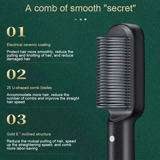 SUPERSQUAD Hair Straightener Brush